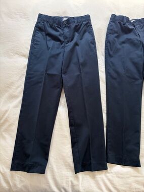 Lands' End Men's Dark Navy Dress Pants